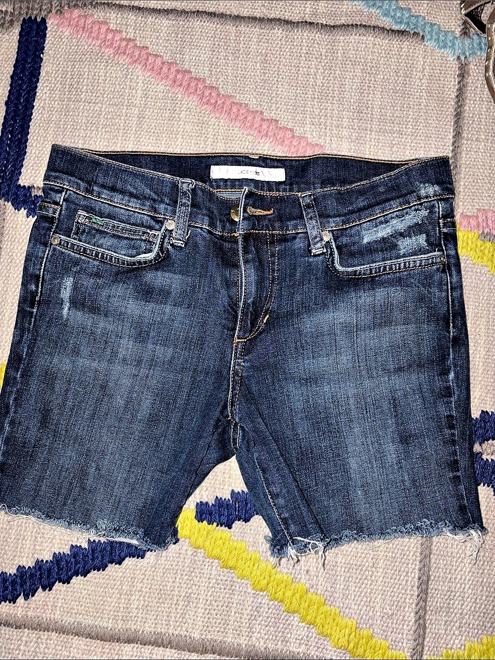 Joe's Jeans Provocateur Denim Shorts Waist 26 Blue